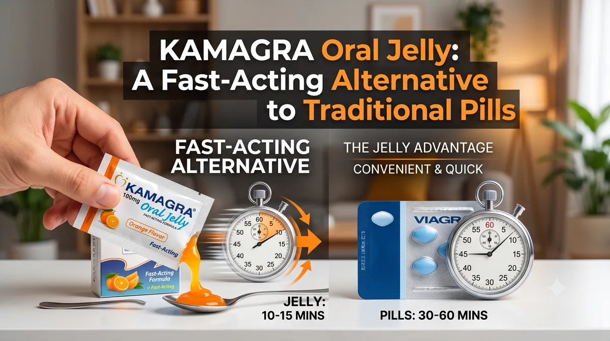 Kamagra Oral Jelly- A Fast-Acting Alternative to Traditional Pills