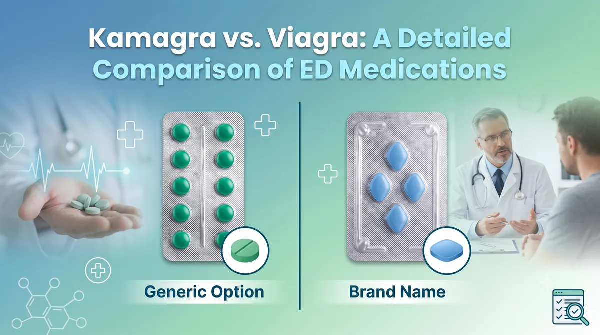 Kamagra vs. Viagra: A Detailed Comparison of ED Medications 3 Kamagra vs. Viagra- A Detailed Comparison of ED Medications