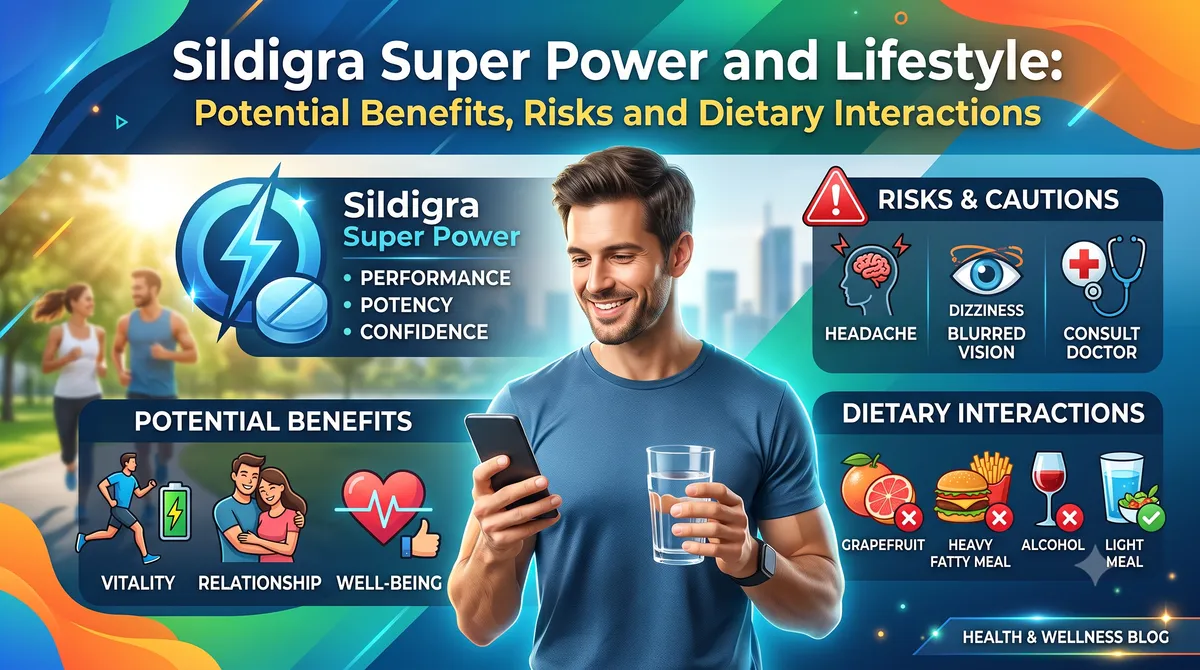 Sildigra Super Power and Lifestyle Potential Benefits Risks and Dietary Interactions