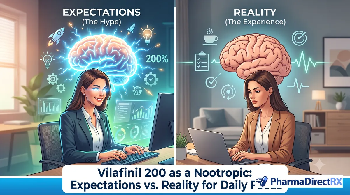 Vilafinil 200 as a Nootropic Expectations vs. Reality for Daily Focus